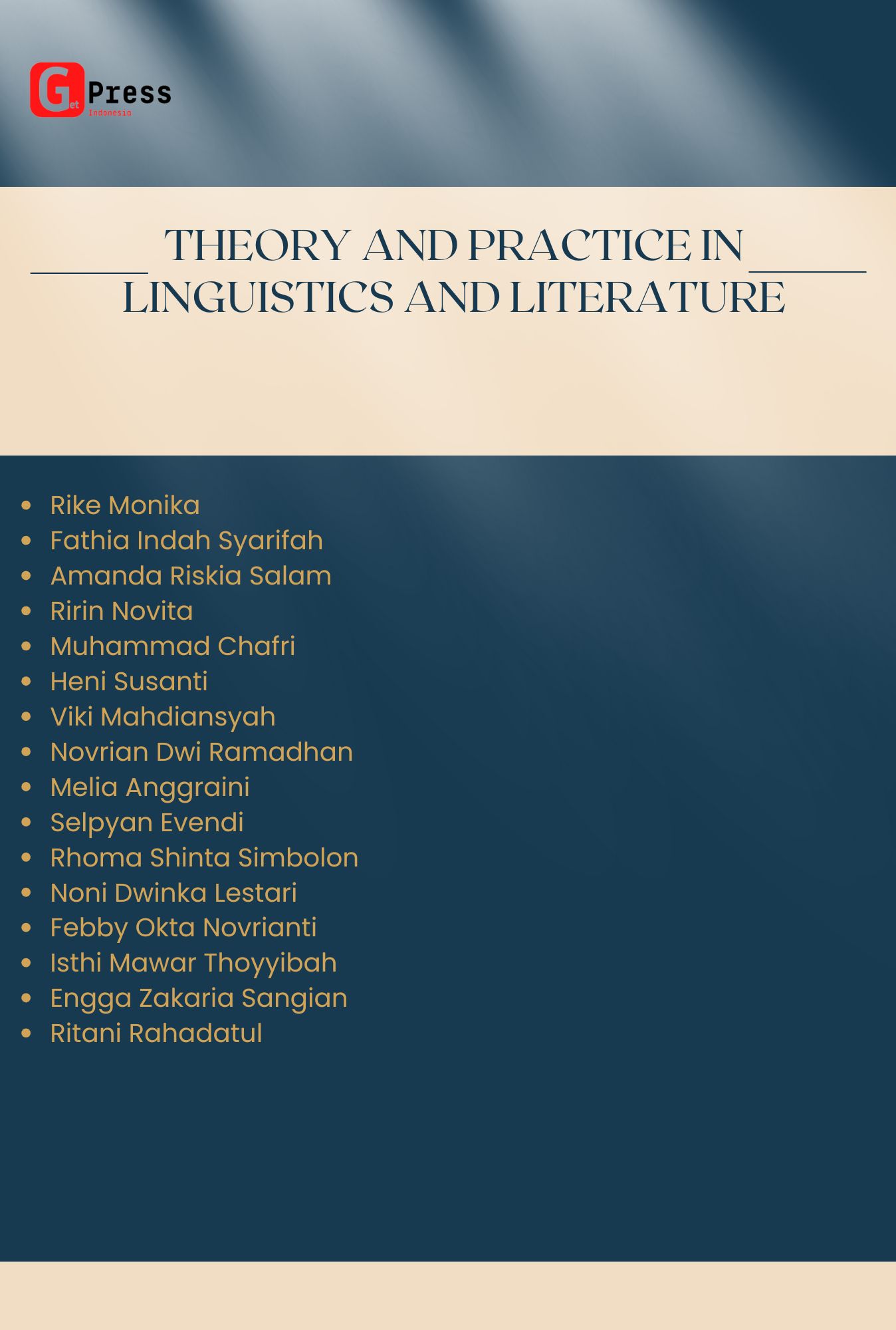 THEORY AND PRACTICE IN LINGUISTICS AND LITERATURE